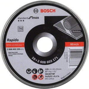 125 x 1,0Mm Standard For Inox Rapido 10'lu 2608603255