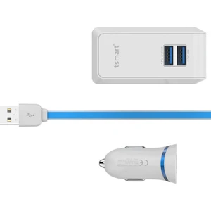 Micro Usb Şarj Kablolu T&Smart 3İn1 Şarj Seti