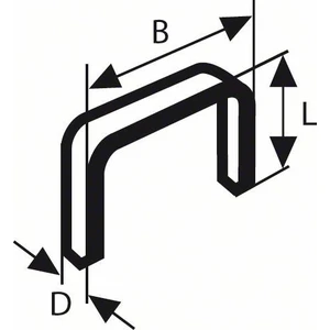 Zımba Teli Tip 53 11,4 x 0,74 x 4 Mm 2609200291
