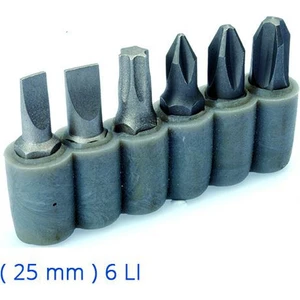 Bits Set ( 25 Mm ) 6'lı