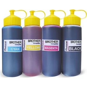 Brother Yazıcılar İçin Uyumlu 4 Renk 500 Ml Mürekkep Seti