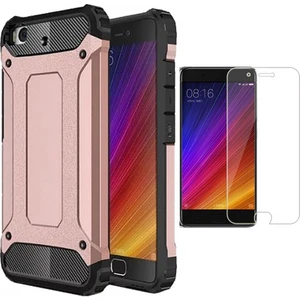 Sonmodashop Xiaomi Mi 5S TPU Rubber Zırhlı Kılıf + Cam