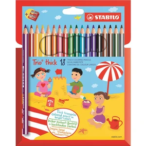 STABILO Trio thick 18'li+ Ktıraş HARTUNG