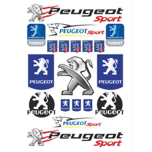Stickermarket Peugeot Sticker Seti