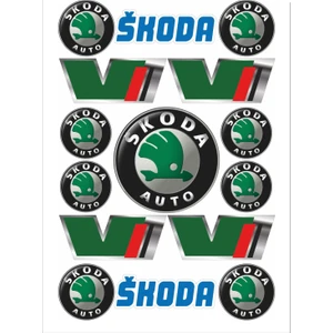 Stickermarket Skoda Sticker Seti