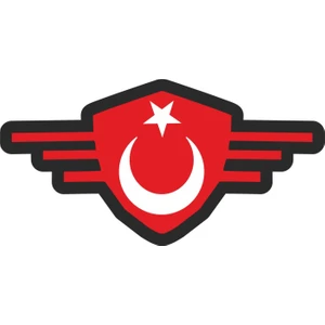 Stickermarket Türk Bayrağı Arma