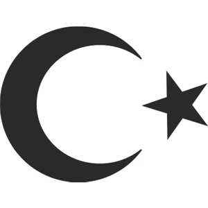 Stickermarket Ay Yıldız Sticker