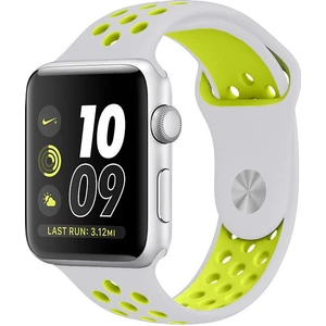 Apple Watch Uyumlu 42Mm Nike Style Soft Silikon Kayış