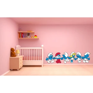 Sticker Master Şirinler Çocuk Odası Sticker Oto Motor Pc Etiket