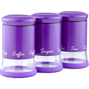 Mor 3Lü Kavanoz Seti 1100ml