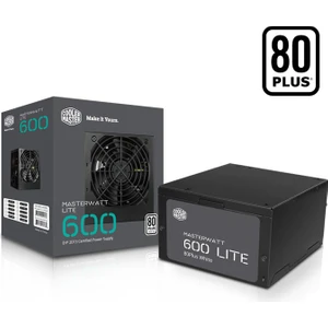 Cooler Master Watt 600W 80+ Aktif PFC 120mm Fanlı PSU (MPX-6001-ACABW-EU)