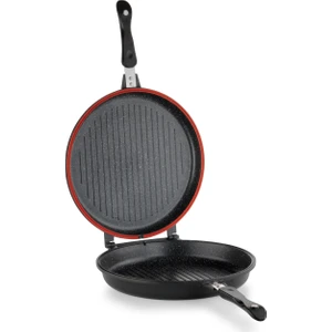 Double Grill Pan Çift Taraflı Tava