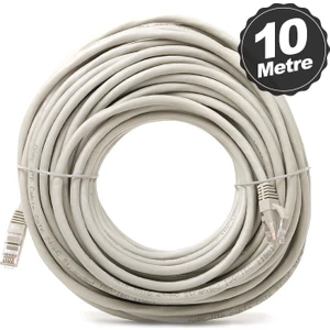 10mt CAT6 CU AWG24 / 7 UTP Gri Network Kablosu (DK-CB-NT6U1000G)