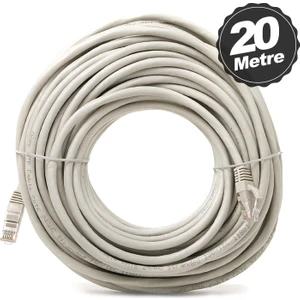 20mt CAT6 CU AWG24 / 7 UTP Gri Network Kablosu (DK-CB-NT6U2000G)