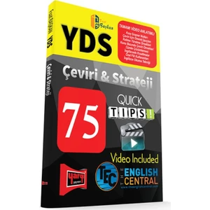 Yargı Yayınevi YDS Tamamı Video Anlatımlı Çeviri ve Strateji 75 QUICK TIPS