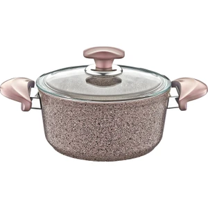 Oms 3110 Granıt 18*10 Cm 2,0 Lt Tencere Kahverengi