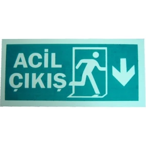 Fotolüminesans Fosforlu Yön Levhası (Aşağı Yön)- LR-FD