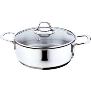 Mega Basık Çelik Saplı 22 cm