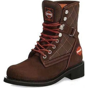 Harley Davidson New/Worker 700 Deri Unisex Bot Kahve