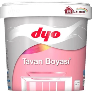 Akrilik Emülsiyon Tavan Boyası Beyaz 17,5 Kg Yüksek Kapatıcılık Mat Görünüm