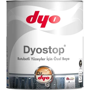 Dyostop Rutubet Ve Nem Boyası 0,75 Litre
