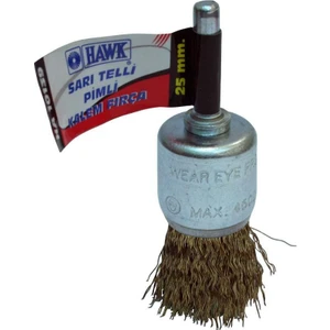 10143 12 Mm Sarı Telli Pimli Kalem Fırça
