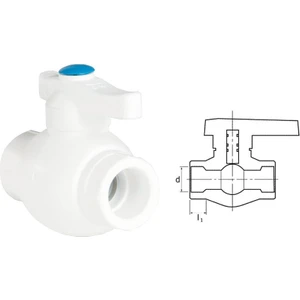 Ege Yıldız Pprc 32 Mm Küresel Vana Gri