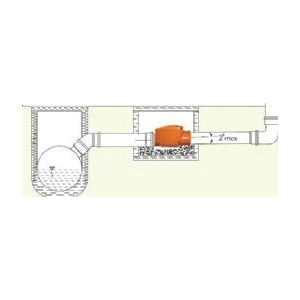 Pimtaş Pvc Pissu Atıksu Çekvalfi 100 Mm Kilitli
