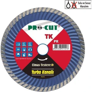 Procut Tk 115 Mm Turbo Kanallı Elmas Testere