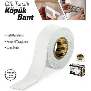Sgs 1231 Çift Taraflı Köpük Bant 18 Mm 2 Metre