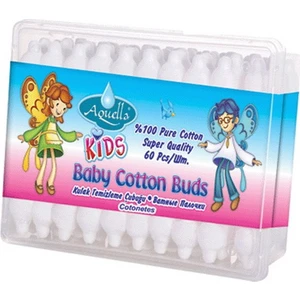 Kids Baby Kulak Temizleme Çubuğu 60 Adet
