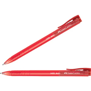 1425 Auto Tükenmez Kalem Kırmızı 1 Adet Pratik Kullanım İçin