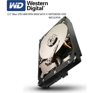 Wd 2.5 Blue 1Tb 5400 Rpm 8Mb Sata3 Notebook Hdd Wd10Jpvx
