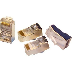 Sp-F100 Cat5-Cat6 100 Adet Rj45 Konnektör Metal Uçlu