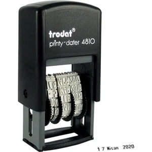 4810 Tarih Damgası Türkçe Mavi Keçe