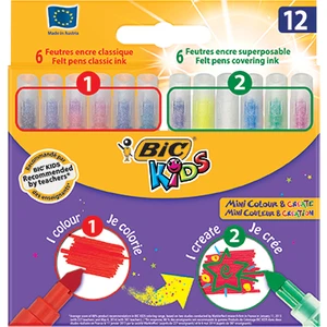 Kids Mini Colour Create Keçeli Kalem 12 Renk