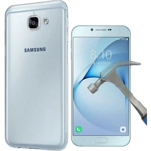Teknoarea Samsung Galaxy A8 2016 Tam Korumalı Silikon Kılıf + Cam
