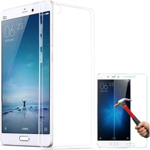 Teknoarea Xiaomi Mi5 Darbe Emicili Silikon Kılıf Şeffaf + Cam