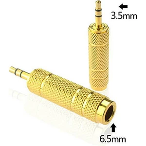 Ti-Mesh Gold 6.35Mm Dişi 3.5 Erkek Çevirici