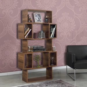 Pasific Home Box Hareketli Kutulu Raflı Kitaplık,Ceviz