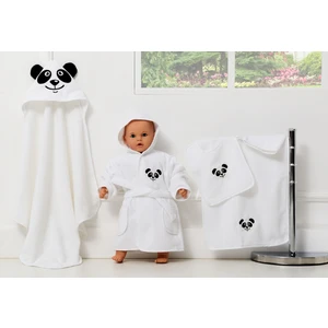 Bebek Bornoz Seti  Panda (5 Parça Bebek Seti)