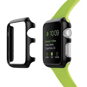 Apple Watch Uyumlu 2 42Mm Sert İnce Rubber Kılıf Watc 2 42Mm + Kırılmaz Cam