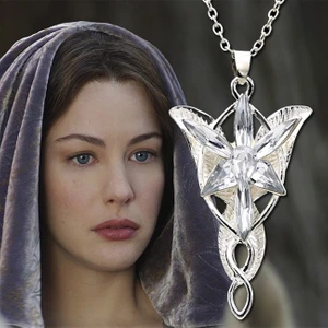 Lord Of The Rings Arwen Evenstar Akşam Yıldızı Elf Zirkon Kolye