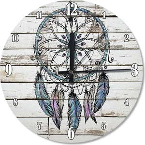 Dream Catcher Ahşap Duvar Saati