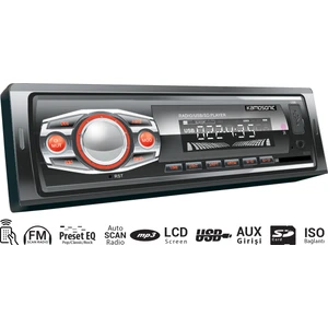 Ks-Mx 123 Usb+Sd Kart+Aux Girişli Oto Teyp