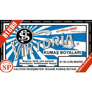 Kumaş Boyası Blujin Mavisi