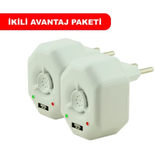 Repel Fare Haşere Kovucu Cihaz 2li RF 200 M²