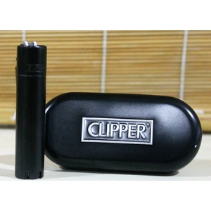 Clipper Metal Çakmak Siyah Mat