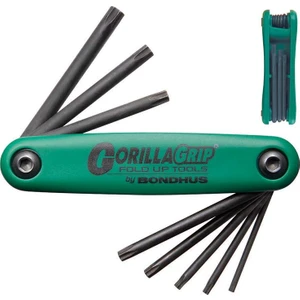 12634 Gorillagrip Katlanır Tip Torx Anahtar Seti Proguard İzole 8 Parça