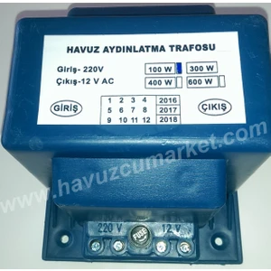 220/12 Volt 100 Watt Havuz Trafosu
